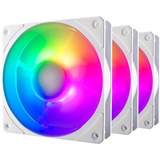 Cooler Master Mobius 120P ARGB 120x120x25 case fans Wit, 3 stuks, 120 x 120 x 25 mm, PWM