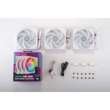 Cooler Master Mobius 120P ARGB 120x120x25 case fans Wit, 3 stuks, 120 x 120 x 25 mm, PWM