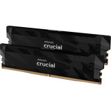 Crucial 32 GB DDR5-6400 (2x 16 GB) Dual-Kit werkgeheugen Zwart, Pro, XMP 3.0, AMD EXPO
