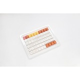 Ducky Daisy keycaps Wit/oranje, 133 stuks