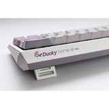 Ducky One 3 Mist Grey Mini, toetsenbord Lichtgrijs, US lay-out, Cherry MX Red, RGB led, Double-shot PBT, Hot-swappable, QUACK Mechanics, 60%