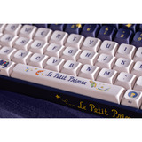 Iqunix F97 Starry Tryst, gaming toetsenbord Donkerblauw/wit, US lay-out, IQUNIX Little Prince, RGB leds, 96%, Hot-swappable, PBT, 2.4GHz | Bluetooth 5.1 | USB-C