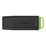 Kingston DataTraveler Exodia 256 GB usb-stick Zwart/groen, USB-A 3.2 Gen 1 (5 Gbit/s)