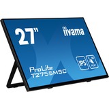 iiyama ProLite T2755MSC-B1 27" touchscreen monitor Zwart, Touch, HDMI, DisplayPort, USB, Audio