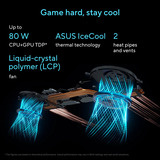 ASUS V16 FX3607VM-RP041WS 16"  gaming laptop Zwart | Core 5 210H | RTX 5060 | 16 GB | 512 GB SSD
