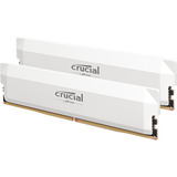 Crucial 32 GB DDR5-6400 (2x 16 GB) Dual-Kit werkgeheugen Wit, CP2K16G64C38U5W, PRO, XMP 3.0, EXPO