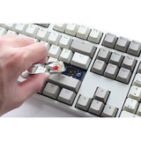 Ducky Origin Vintage mechanisch toetsenbord Grijs, US lay-out (QWERTY), Cherry MX Brown, 100%, hot swap, PBT Double-Shot Keycaps