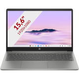 HP Chromebook 15a-nb0210nd (B0WM1EA) 15.6"  laptop Zilver | Core i3-N305 | UHD Graphics | 8 GB | 128 GB UFS