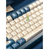 Iqunix ZX75 Sky Encounter Wireless Mechanical Keyboard Blauw, US lay-out (QWERTY), Gateron Red, 75%, RGB leds, Hot-swappable, Double-shot PBT, 2.4GHz | Bluetooth 5.1 | USB-C