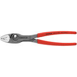 KNIPEX TwinGrip, Voor- en zij-grijptang Rood