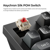Keychron Q5 Ultra-M3 8K Wireless Custom Mechanical Keyboard Wit, US lay-out (QWERTY), Keychron Silk POM Banana, 96%, RGB, Hot swap, 8K, 2.4 GHz | Bluetooth 5.2 | USB-C