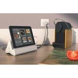 Legrand Bureaublok 3-voudige stekkerdoos met usb Wit (mat), 3x stekker, 2x USB-A, 2x USB-A, tablethouder, 1,5 meter snoer