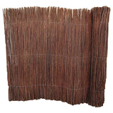 Nature Wilgenmat, fijn - afschermgraad 4/5, 1 x 3 meter begrenzing Houtkleur