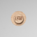 Room Copenhagen LEGO Wooden Wall Hanger Set wandmontage  Eiken, 3-delig