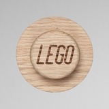 Room Copenhagen LEGO Wooden Wall Hanger Set wandmontage  Eiken, 3-delig