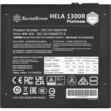 SilverStone HELA 1300R Platinum, modulaire 1300 watt voeding  Zwart, 8x PCIe