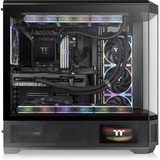 Thermaltake View 600 TG big tower behuizing Zwart | 2x USB-A | 1x USB-C | Tempered Glass