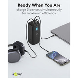 goobay Laptop powerbank Zwart, 20,000 mAh, Power Delivery
