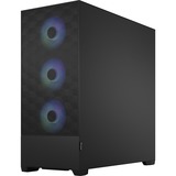 Fractal Design Pop XL Air RGB Black TG Clear Tint big tower behuizing Zwart | 2x USB-A | RGB | Tempered Glass