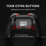 GameSir G7 Pro Tri-Mode - Shadow Ember gamepad Zwart/donkerrood, Xbox Series X|S, Xbox One, pc, Android, Steam