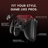 GameSir G7 Pro Tri-Mode - Shadow Ember gamepad Zwart/donkerrood, Xbox Series X|S, Xbox One, pc, Android, Steam