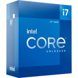 Intel® Core i7-12700K, 3,6 GHz (4,9 GHz Turbo Boost) socket 1700 processor "Alder Lake", unlocked
