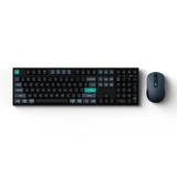 Keychron B36 Keyboard and BM25 Mouse Wireless Combo desktopset Zwart, US lay-out (QWERTY), Scissor switches, 100%, ABS, USB-C | 2.4 GHz | Bluetooth, 400-2400 Dpi