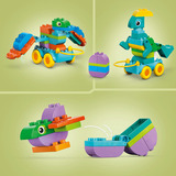 LEGO DUPLO - 3-in-1 dinosaurussen op wielen Constructiespeelgoed 10451