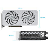 Palit GeForce RTX 5060 OC WHITE 8GB grafische kaart Wit, DLSS 4, 3x DisplayPort, 1x HDMI 2.1