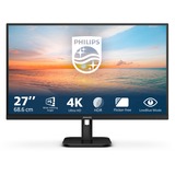 Philips 27E1N1800A/00 27" 4K UHD monitor Zwart, 2x HDMI, DisplayPort