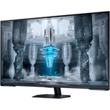 SAMSUNG Odyssey Neo G70NC  43" 4K UHD gaming monitor Zwart/wit, 144Hz, 2x HDMI, 1x DisplayPort, USB, Audio, LAN, WiFi