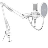 SPC Gear SM950 Onyx White Streaming USB Microphone microfoon Wit