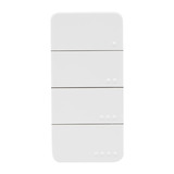 Shelly BLU RC Button 4 ZB afstandsbediening Wit, Bluetooth 5 (LE), Zigbee