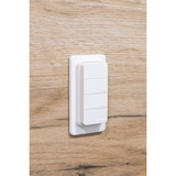 Shelly BLU RC Button 4 ZB afstandsbediening Wit, Bluetooth 5 (LE), Zigbee