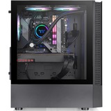 Thermaltake View 200 TG ARGB midi tower behuizing Zwart | 2x USB-A | RGB | Window