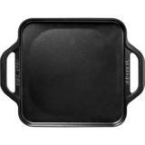 Traeger Inductie gietijzeren pan BAC703 bak-/braadpan Zwart, 29 x 29cm