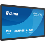 iiyama ProLite S2425AS-B1P 23.8" Public Display Zwart (mat), USB-C, Audio, WiFi, LAN, Android