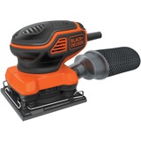 BLACK+DECKER 220W 1/4 vel schuurmachine met handpalmschakelaar KA450-QS vlakschuurmachine Oranje/zwart