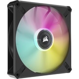 Corsair iCUE ML140 RGB ELITE case fan Zwart/transparant, 4-pins PWM fan-connector