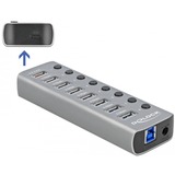 DeLOCK USB 3.2 Gen 1 Hub met 7 poorten usb-hub Grijs