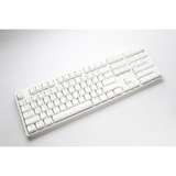 Ducky One 3 Classic Pure White RGB mechanisch toetsenbord Wit, US lay-out (QWERTY), Cherry MX Brown, 100%, RGB led, Double-shot PBT, Hot-swappable, QUACK Mechanics