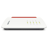 FRITZ! Box 5690 XGS Edition International glasvezel router Wit/rood, Mesh Wi-Fi, 10 Gbit/s