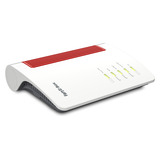 FRITZ! Box 5690 XGS Edition International glasvezel router Wit/rood, Mesh Wi-Fi, 10 Gbit/s