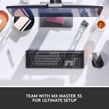 Logitech MX Mechanical toetsenbord Zwart, US-International lay-out (QWERTY), 100%, Bluetooth