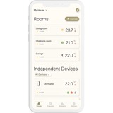 Mill WiFi convectorkachel CO1500MAXWIFI3 Wit/zwart, 1500 watt, Wifi + App Control