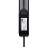 Neomounts DS22-840BL6 Bureaucontactdoos met klem en USB-C en USB-A poorten - Quick-charge 3-voudige stekkerdoos met usb Zwart, 3x stekker, 2x USB-C, 1x USB-A
