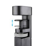 Neomounts DS22-840BL6 Bureaucontactdoos met klem en USB-C en USB-A poorten - Quick-charge stekkerdoos Zwart