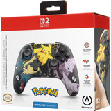 PowerA Advantage draadloze controller voor Nintendo Switch 2 - Pokémon: Mega-evoluties Geel/zwart, Nintendo Switch 2, Nintendo Switch, Nintendo Switch – OLED Model, Nintendo Switch Lite