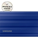 Samsung Portable T7 Shield, 2 TB externe SSD Blauw, MU-PE2T0R/EU, USB-C 3.2 Gen 2 (10 Gbit/s)