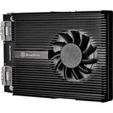 SilverStone SDP13 3,5" Bay naar PCIe NVMe M.2 SSD adapter inbouwframe Zwart, voor 4x M.2 SSD